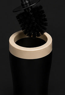 4D-Blackstuff toilet brush stored in pint-style holder